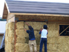 Strawbale construction